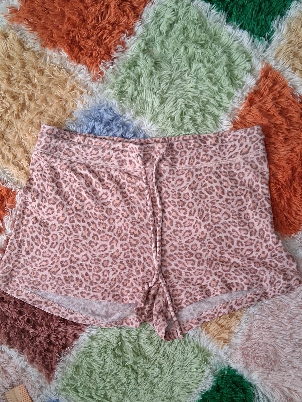 American Eagle Outfitters Pink Leopard Print Lounge Shorts